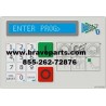 230-029 B&C FM7 Keypad Decal Parts Controller Panel