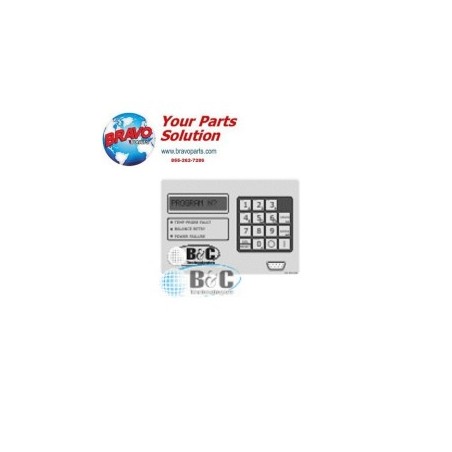 230-004 B&C Decal EL6 With Logo Parts washer Control Sticker