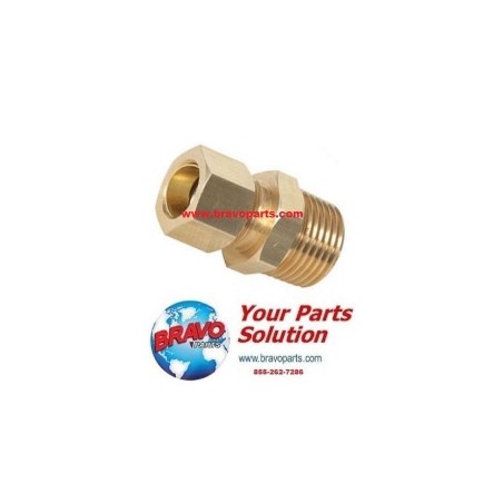 56311-01 Unipress 3/8" Tube x 3/8" NPT Straight Fitting Compression