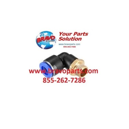 20888 20888-DA 20888-00 Unipress 1/4" T x 1/4" NPT Fitting, 90 degree