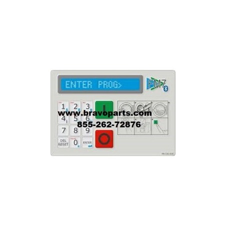 230-029 B&C FM7 Keypad Decal Parts Controller Panel